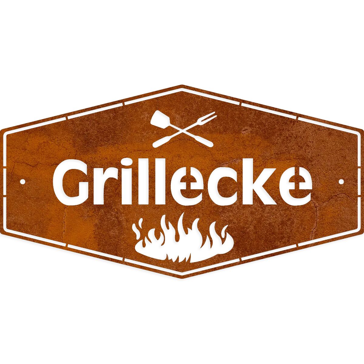 Schild » Grillecke «