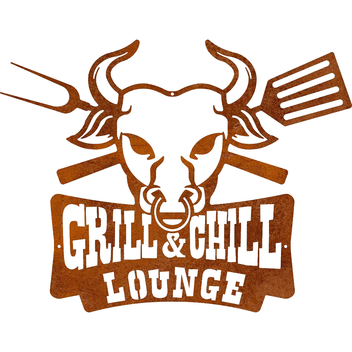 Schild » Grill & Chill Lounge «
