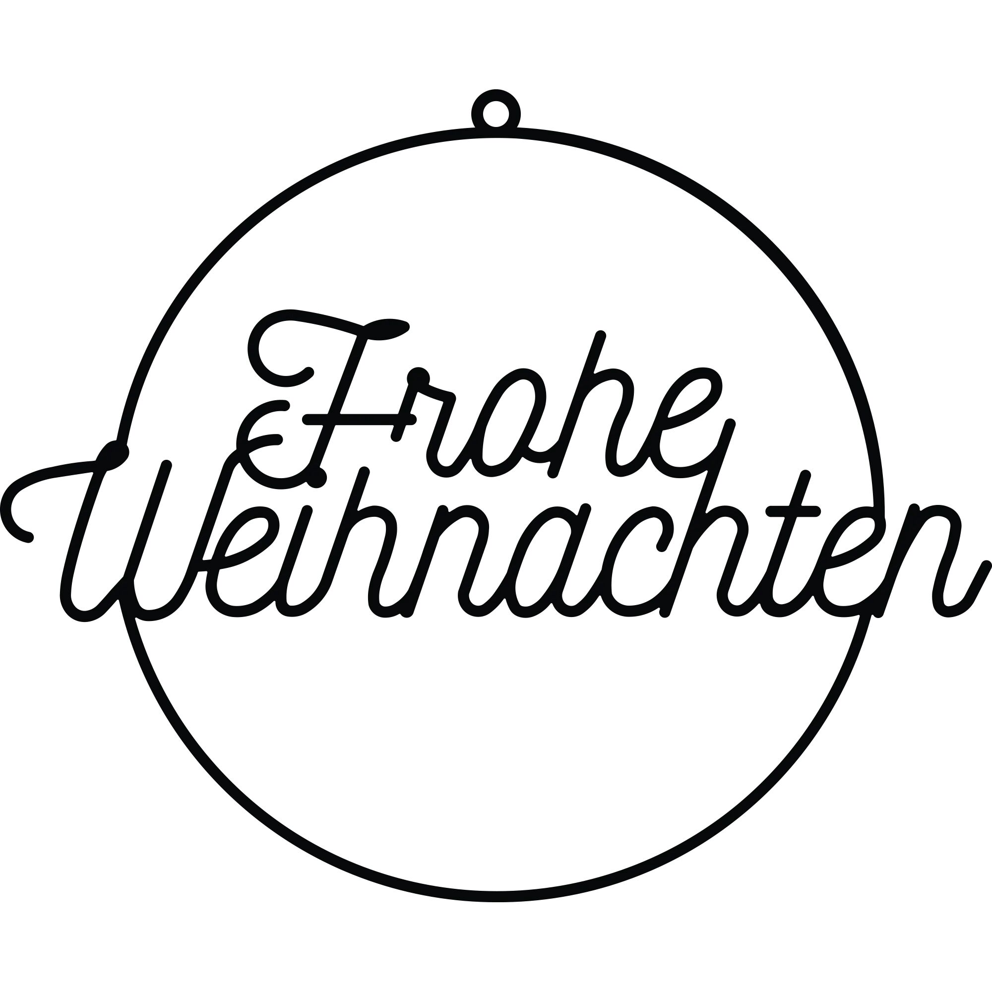 Türkranz » Frohe Weihnachten «