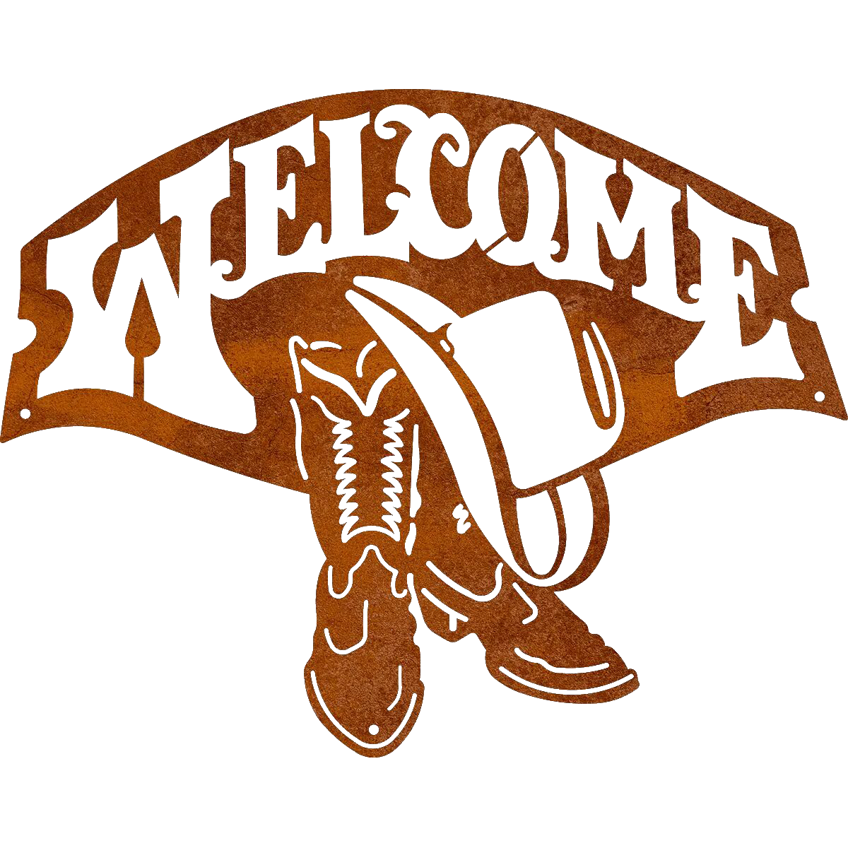 Schild » Welcome Western «