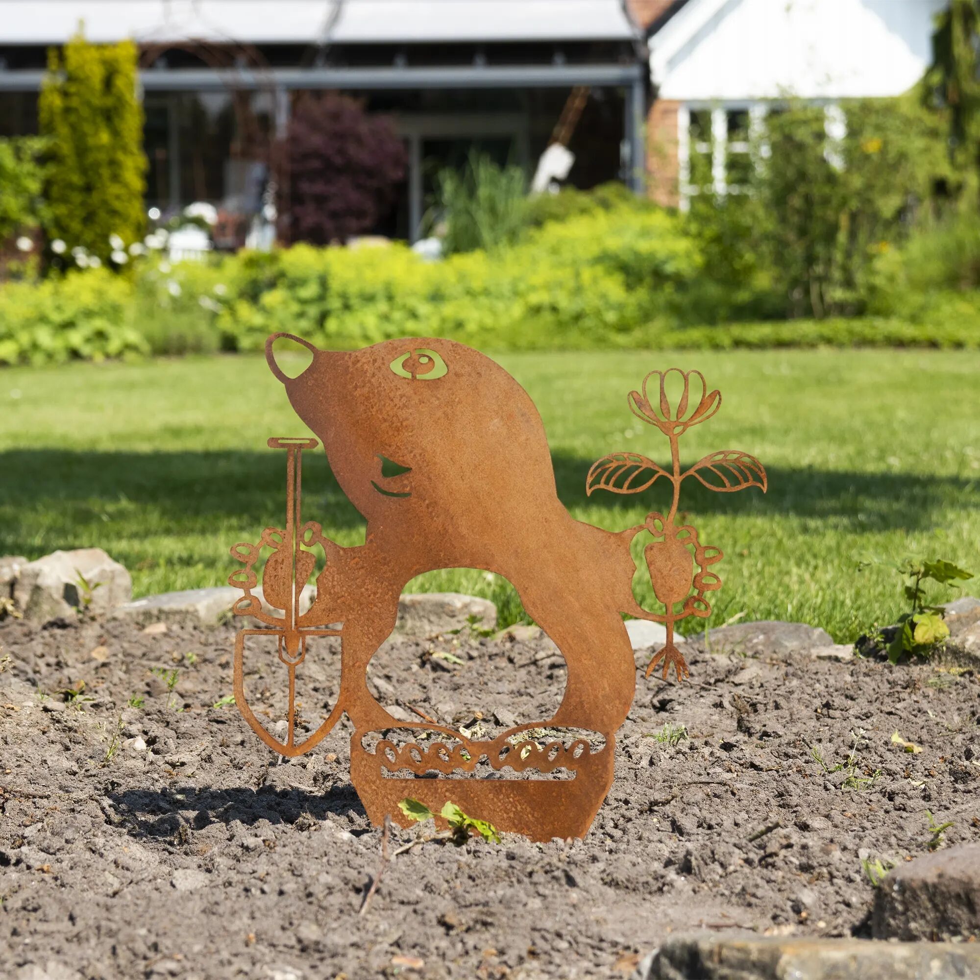 » Maulwurf « Edelrost 50 x 37 cm RC02004