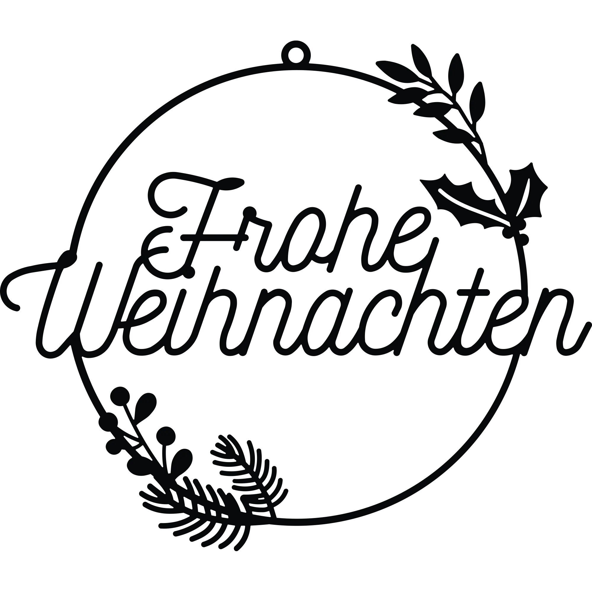 Türkranz » Frohe Weihnachten mit Deko  «